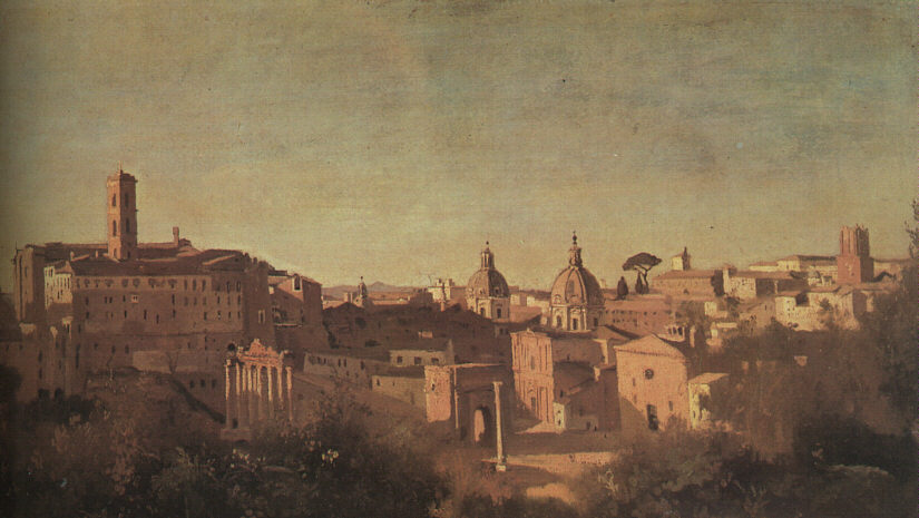 The Forum seen from the Farnese Gardens